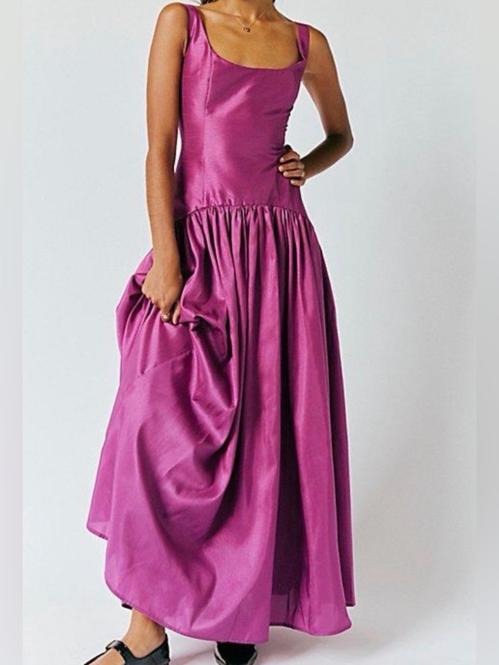Free People - Hutch the Ridge Maxi dress - Plum